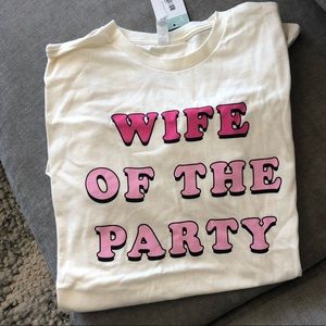 Bridal tees - NEW NEVER WORN